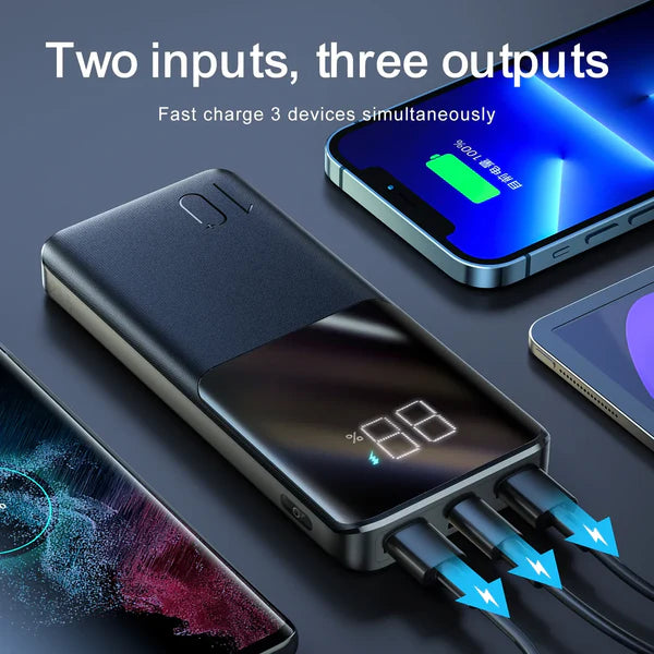 Joyroom JR-QP191 10000mah 22.5W Fast Charging Powerbank With LCD Display Joyroom JR-QP191 10000mah 22.5W Fast Charging Powerbank With LCD Display